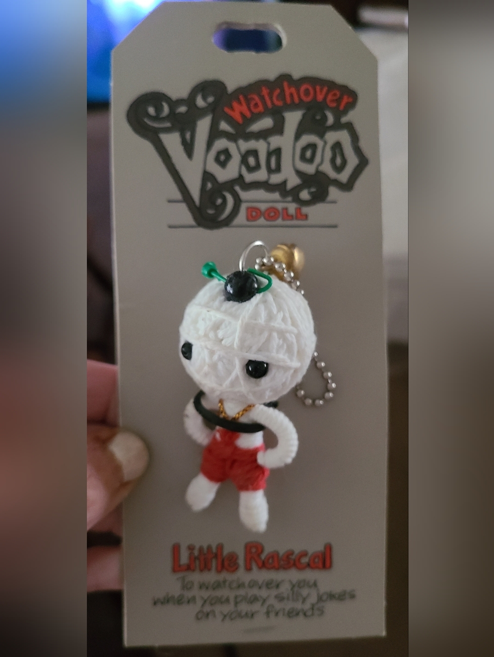New Watchover Voodoo Doll Little Rascal Keychain - Unisex Adult/teen/child